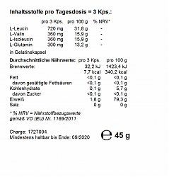 Nr. 33 ApoLife - BCAA-Muskelregeneration