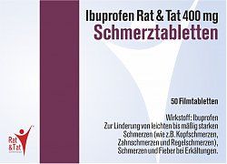 Ibuprofen Rat &Tat 400mg Schmerztabletten 50 Stk.