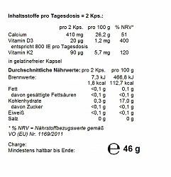 Nr. 18 ApoLife - Kalzium & Vitamin D Forte