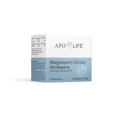 ApoLife Magnesium Sticks Himbeer 30 Stk.