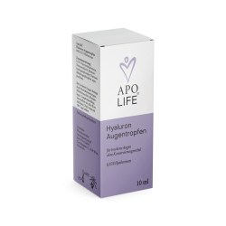 ApoLife Hyaluron Augentropfen (Natriumhyaluronat, 0.15 %) 10 ml MDS